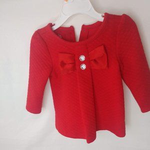 Kids headquarter red diamond top